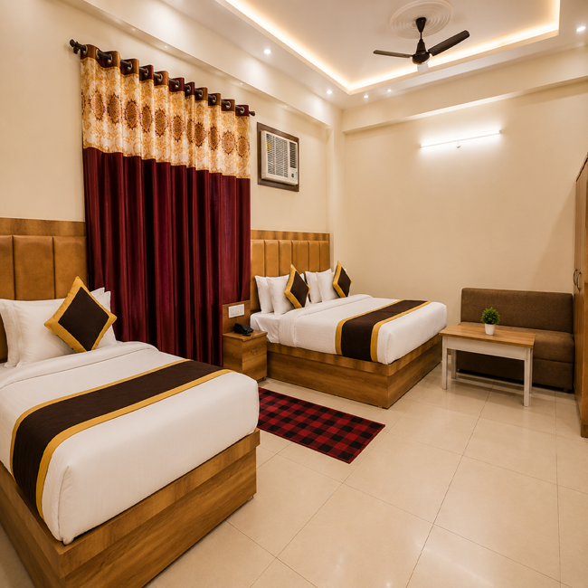 Deluxe Room at Hotel Sai Sunder Inn